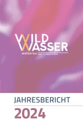 Zu sehen ist das Cover mit dem Titel: Jahresbericht 2024